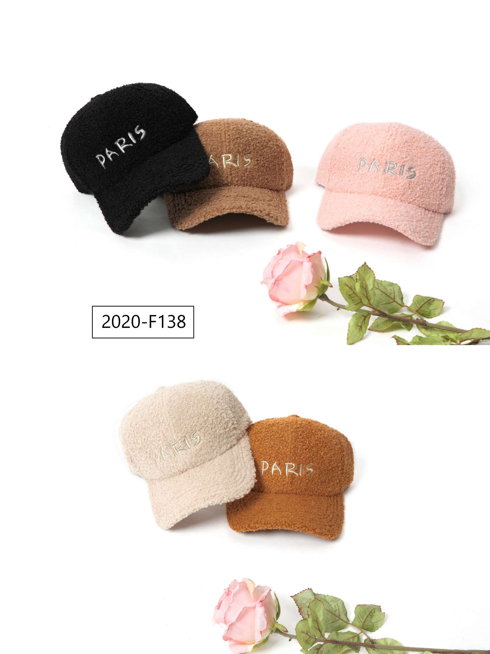 Baseball cap lamb wool