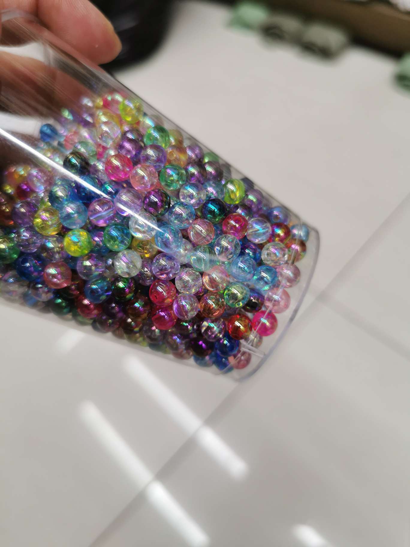 6MM元七彩珠细节图