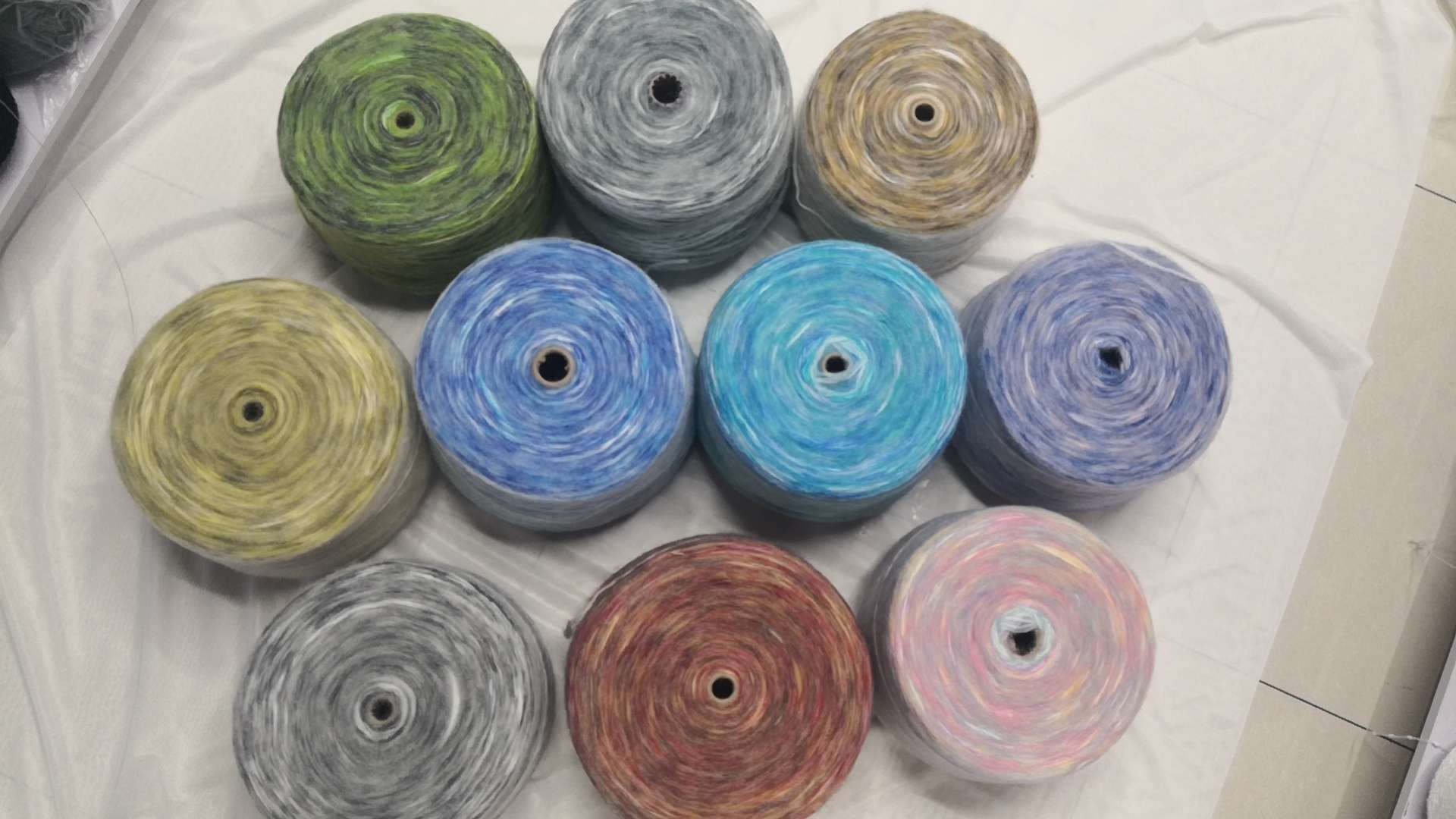 Hao Sheng colored yarn: Gradient colored yarn Specification image
