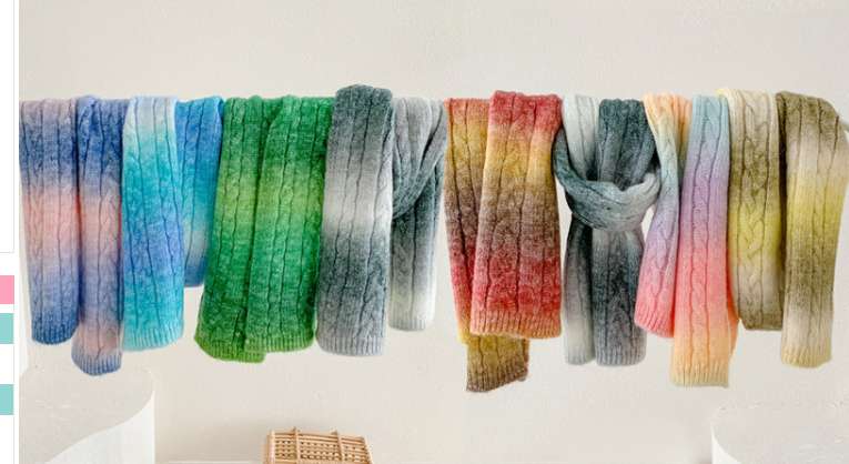 Hao Sheng colored yarn: Gradient colored yarn Application Scenario