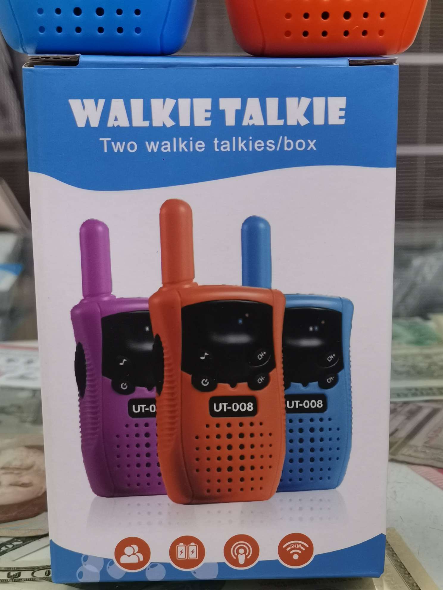 Factory direct mini children toys and gifts restaurant outdoor caravan warehouse entertainment place wireless walkie-talkie Item Picture
