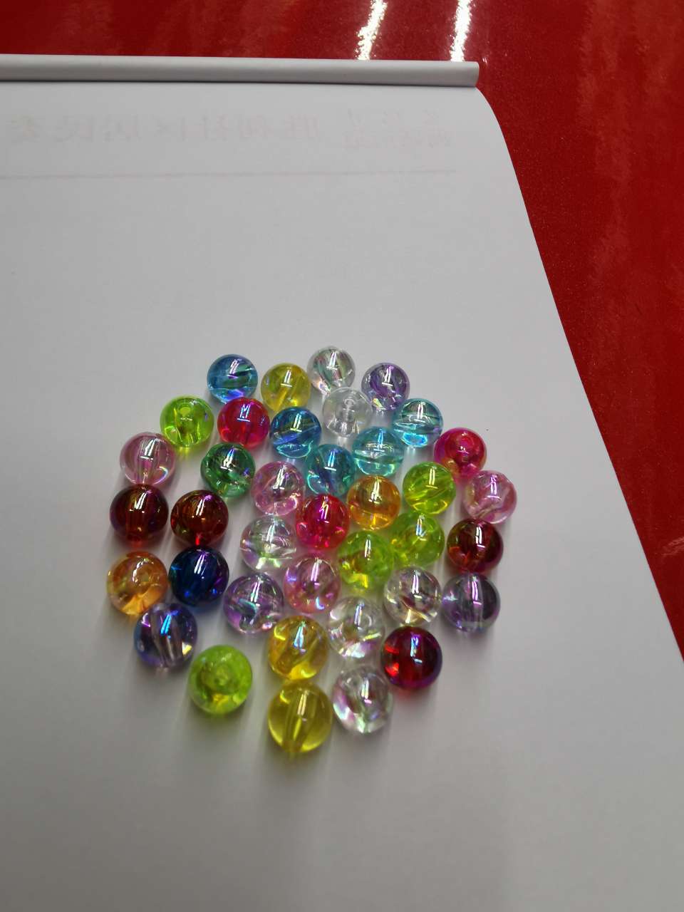 8MM yuan seven-color beads Specification image