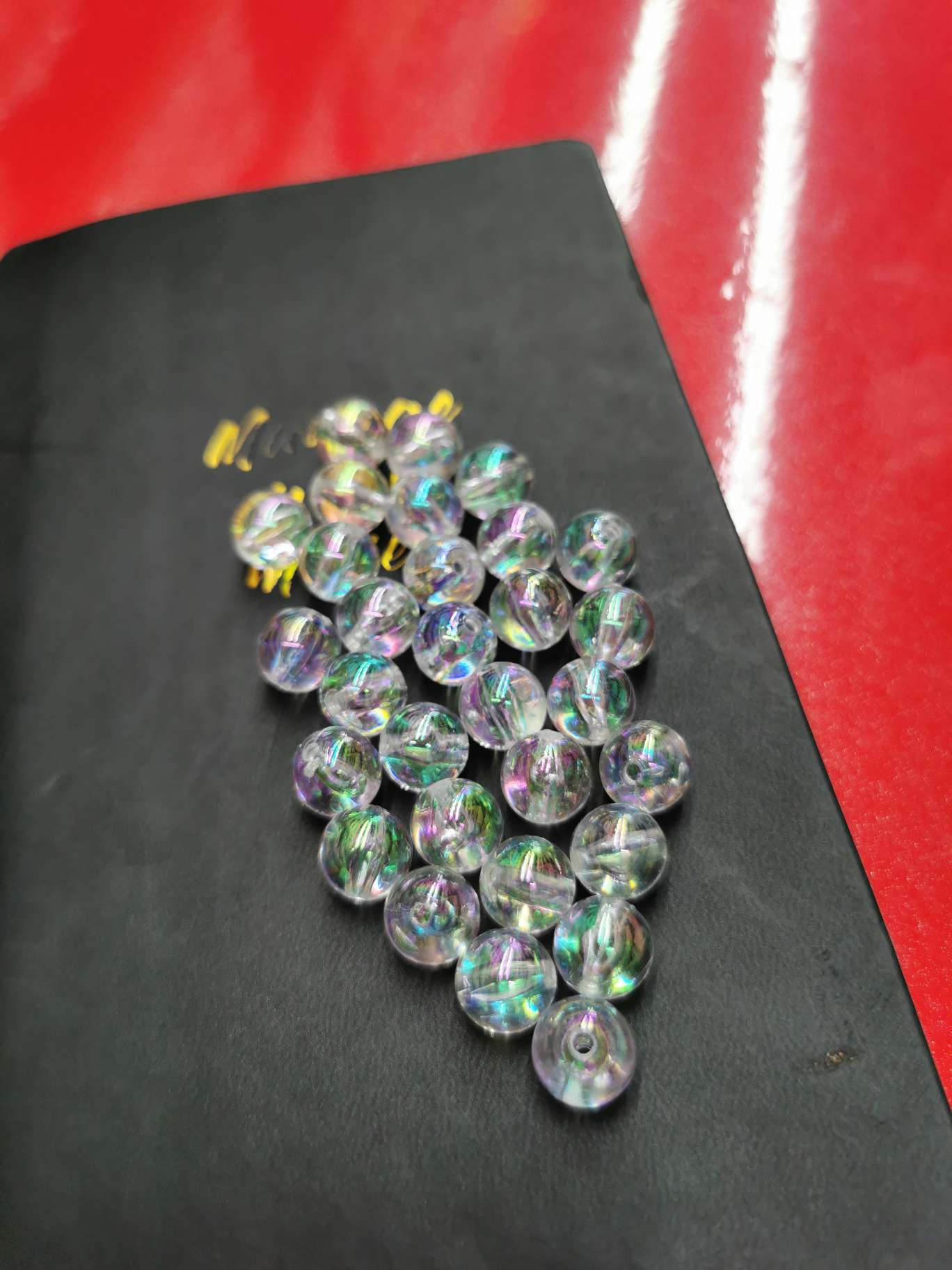10MM yuan seven-color beads detail image 1