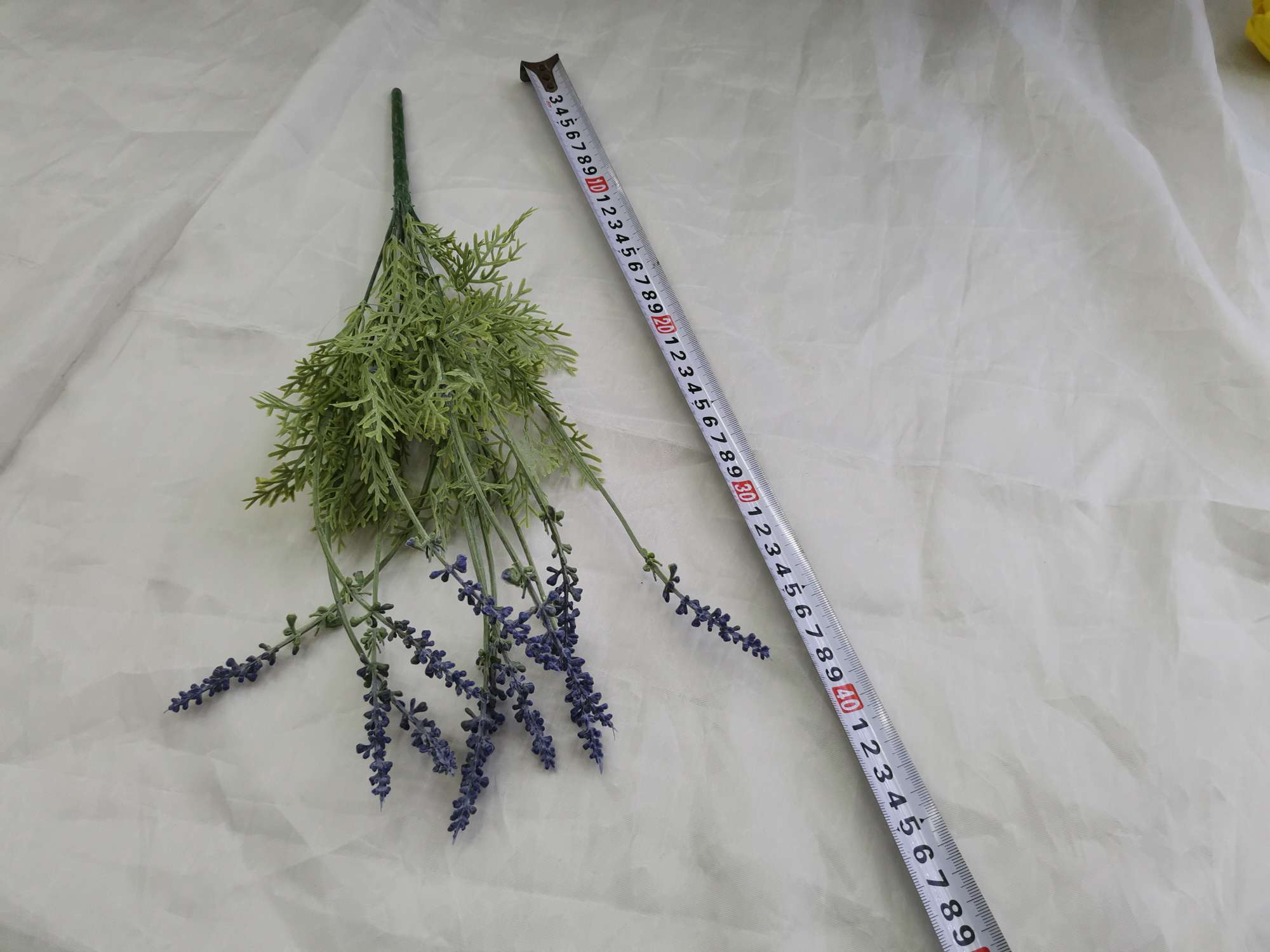New-style simulated lavender 5-head eucalyptus branch foam simulated green plant and aquatic plant engineering flowers detail image 1