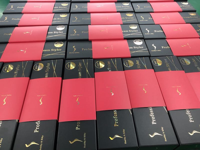 陶瓷直卷发器 卷直两用喷雾蒸汽拉直夹板直发器产品图