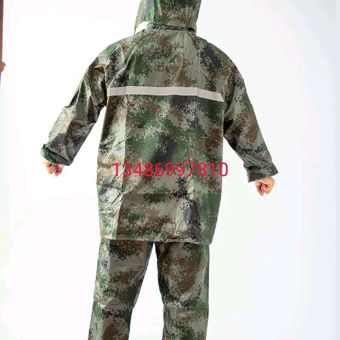 雨衣雨披套装衣服裤子反光条反光衣雨具详情图5