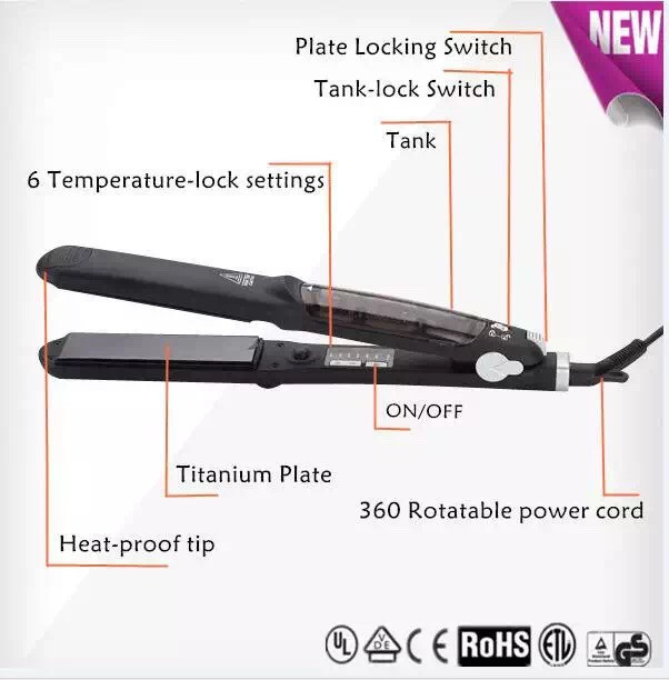 陶瓷直卷发器 卷直两用喷雾蒸汽拉直夹板直发器详情图6