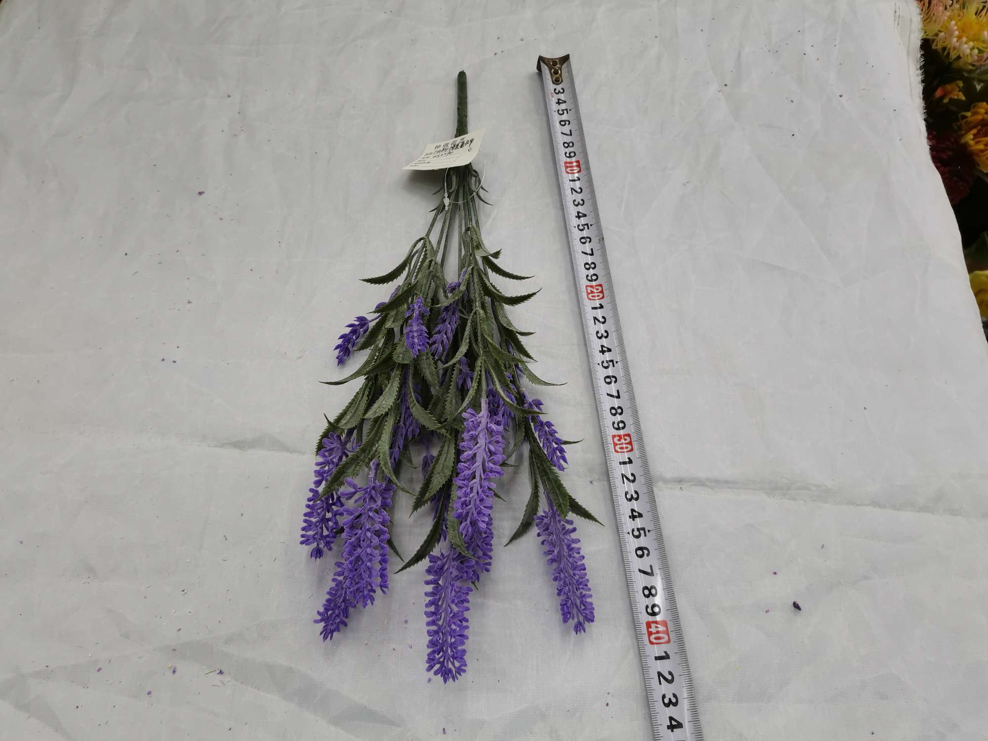 Simulated 7-head lavender green plant and aquatic plant engineering flowers detail image 2