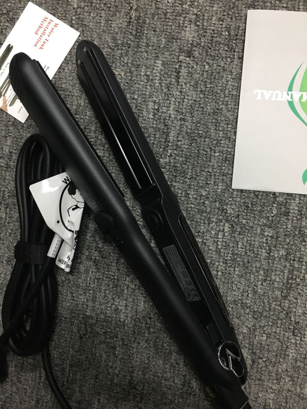 陶瓷直卷发器 卷直两用喷雾蒸汽拉直夹板直发器细节图