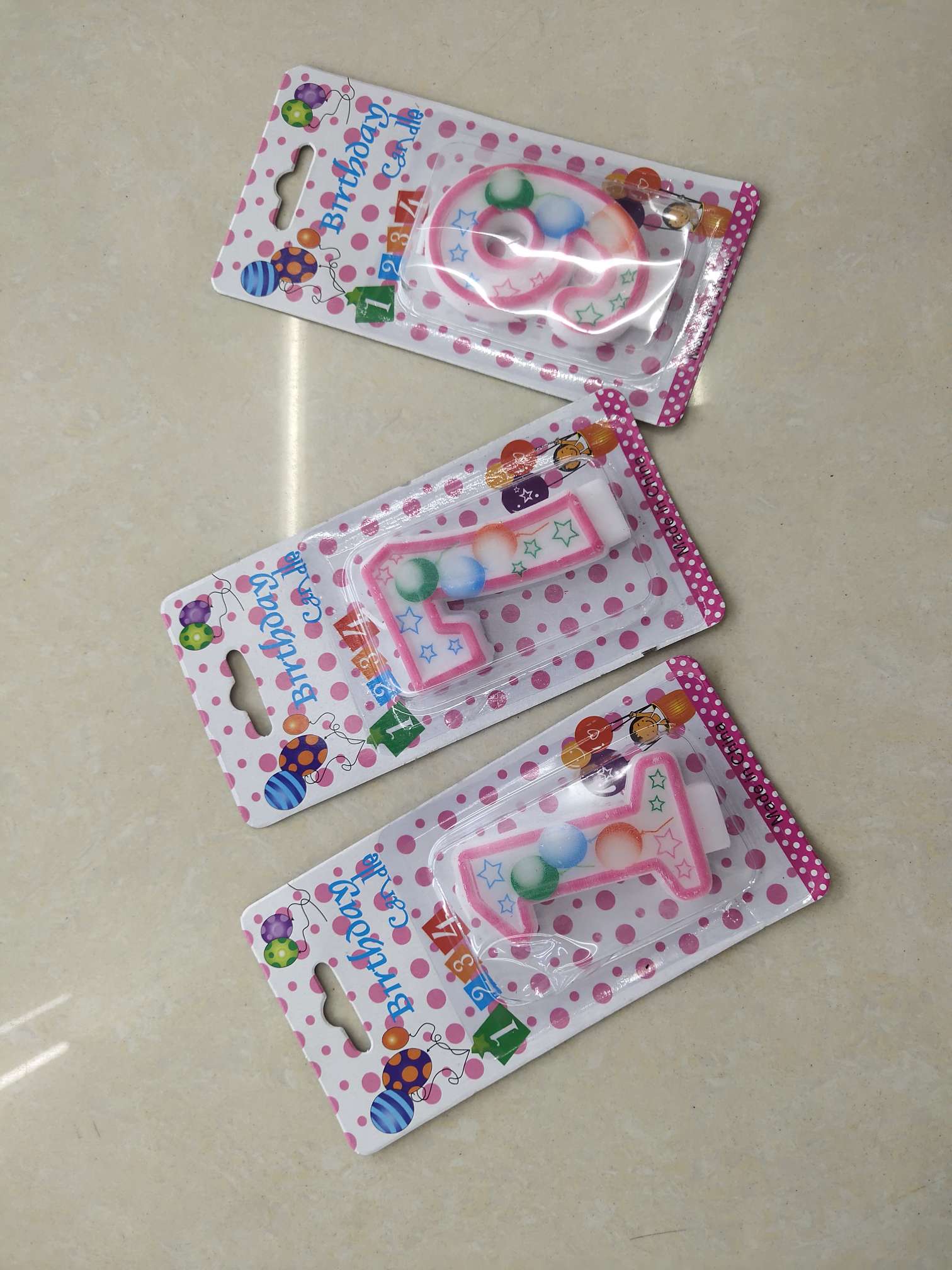 厂家直销新款生日蜡烛数字蜡烛生日爱心蜡烛外贸出口蜡烛1
