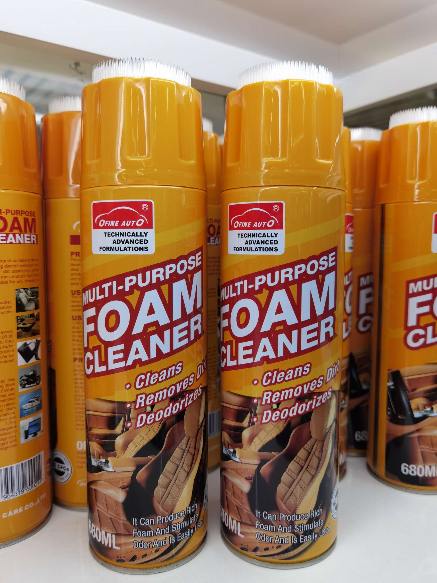 OFINE AUTO motive interior foam cleaning agent automotive ceiling table leather multi-functional deconvolution multi-functional cleaning agent Specification drawing