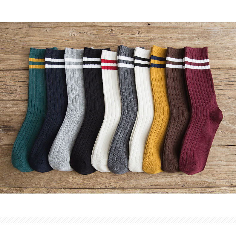 秋季新品袜子女韩版长筒袜中筒袜 女袜堆堆袜网红款jk袜产品图