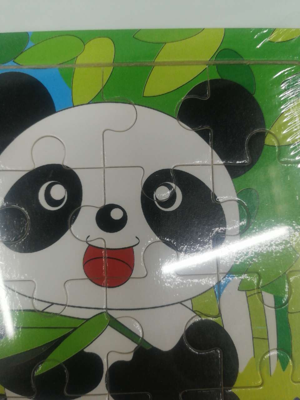 熊猫拼图细节图