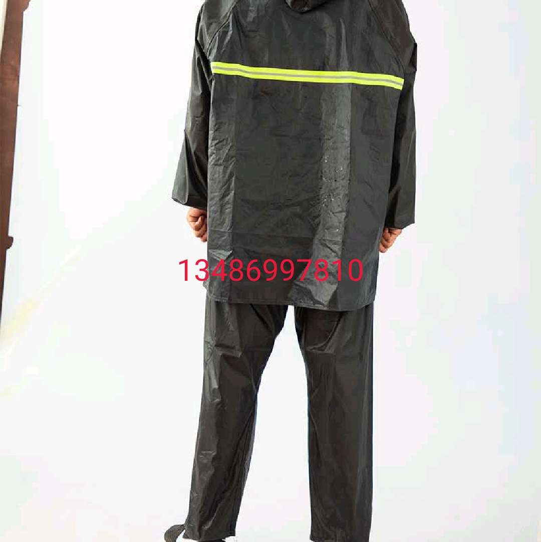 雨衣雨披套装衣服裤子反光条反光衣雨具详情图10