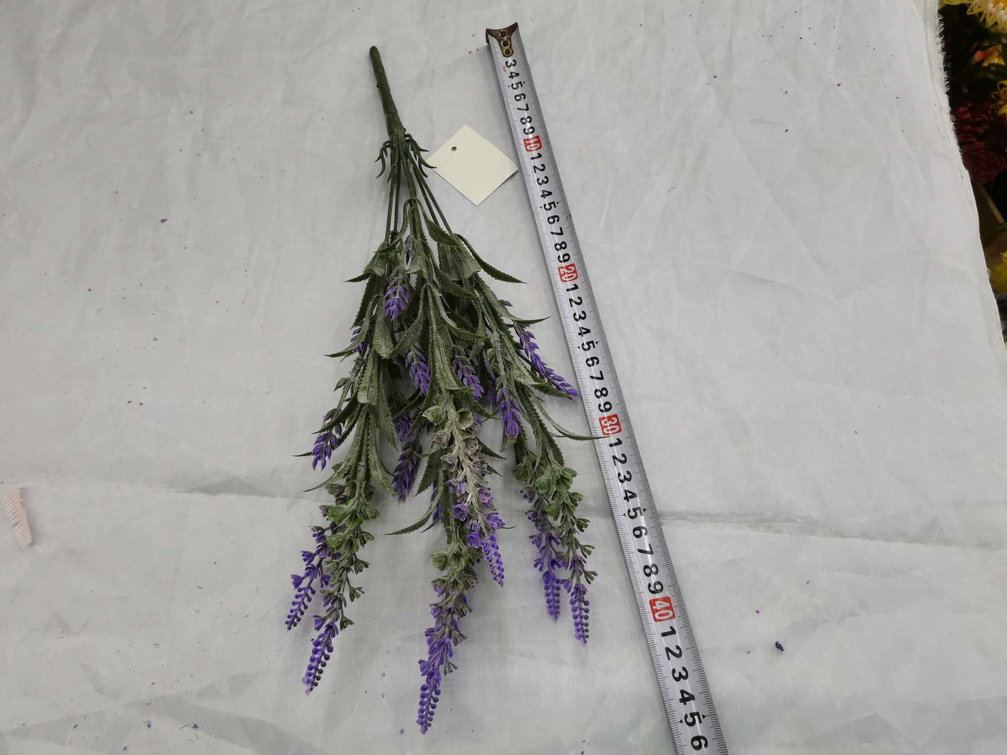 Simulated 7-head lavender green plant and aquatic plant engineering flowers detail image 1