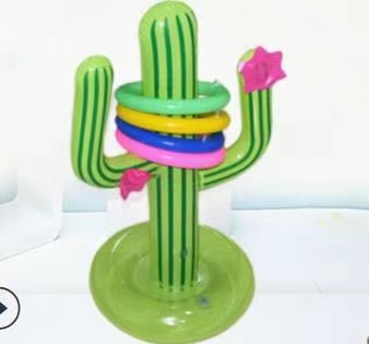 An inflatable cactus ring. thumbnail