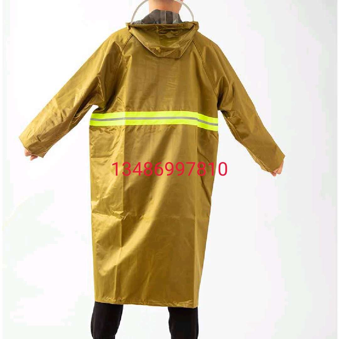 Rain poncho Rain gear Raincoat Windproof and rainproof reflective clothing Suit pants jumpsuit details Picture