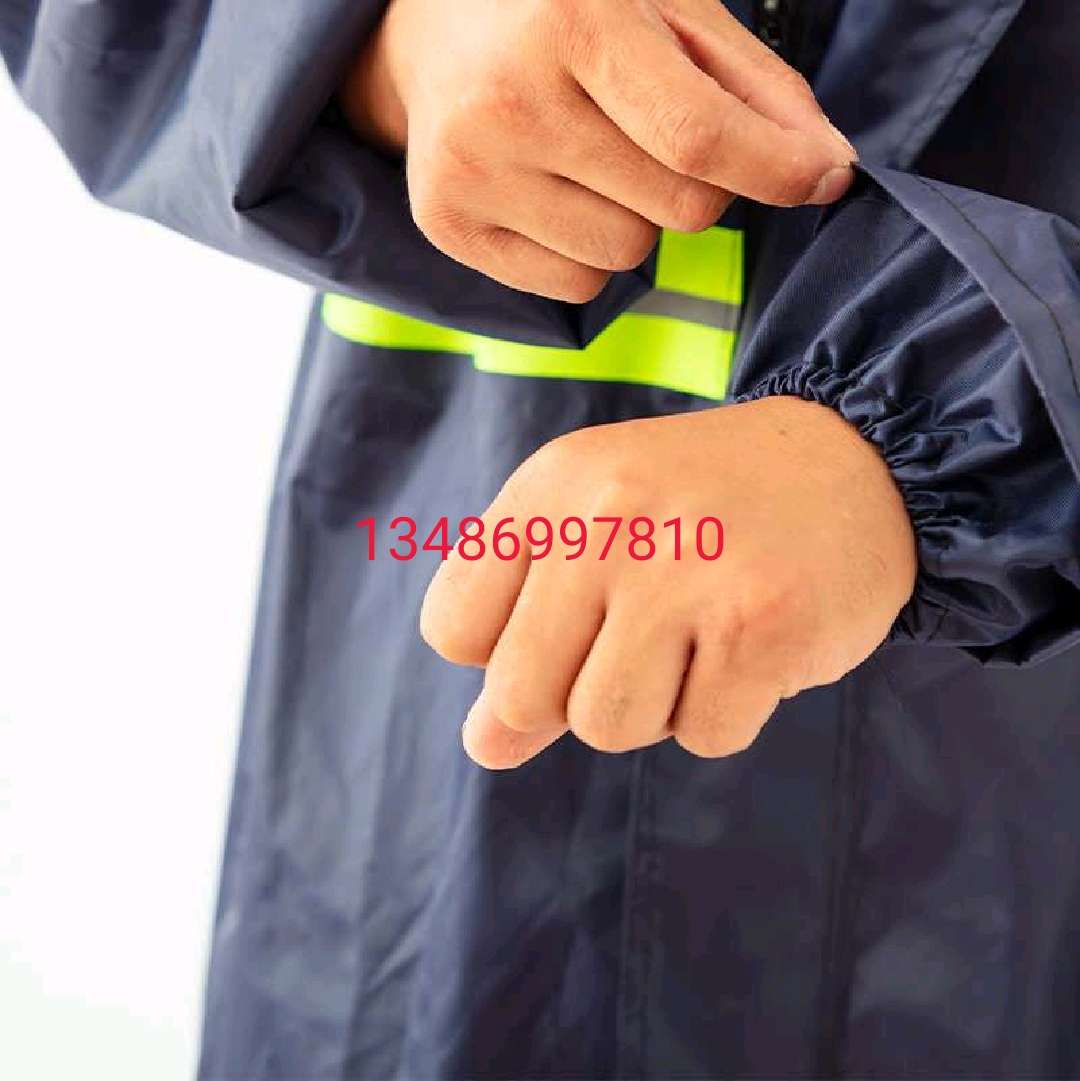 Rain poncho Rain gear Raincoat Windproof and rainproof reflective clothing Suit pants jumpsuit Item Picture