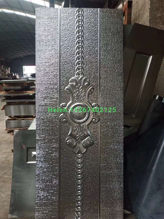 صفائح من الألومينيوم على أبواب الأبواب ذات الأبواب ذات الأبواب الحديدية المغطاة بالبوابات، detail image 4