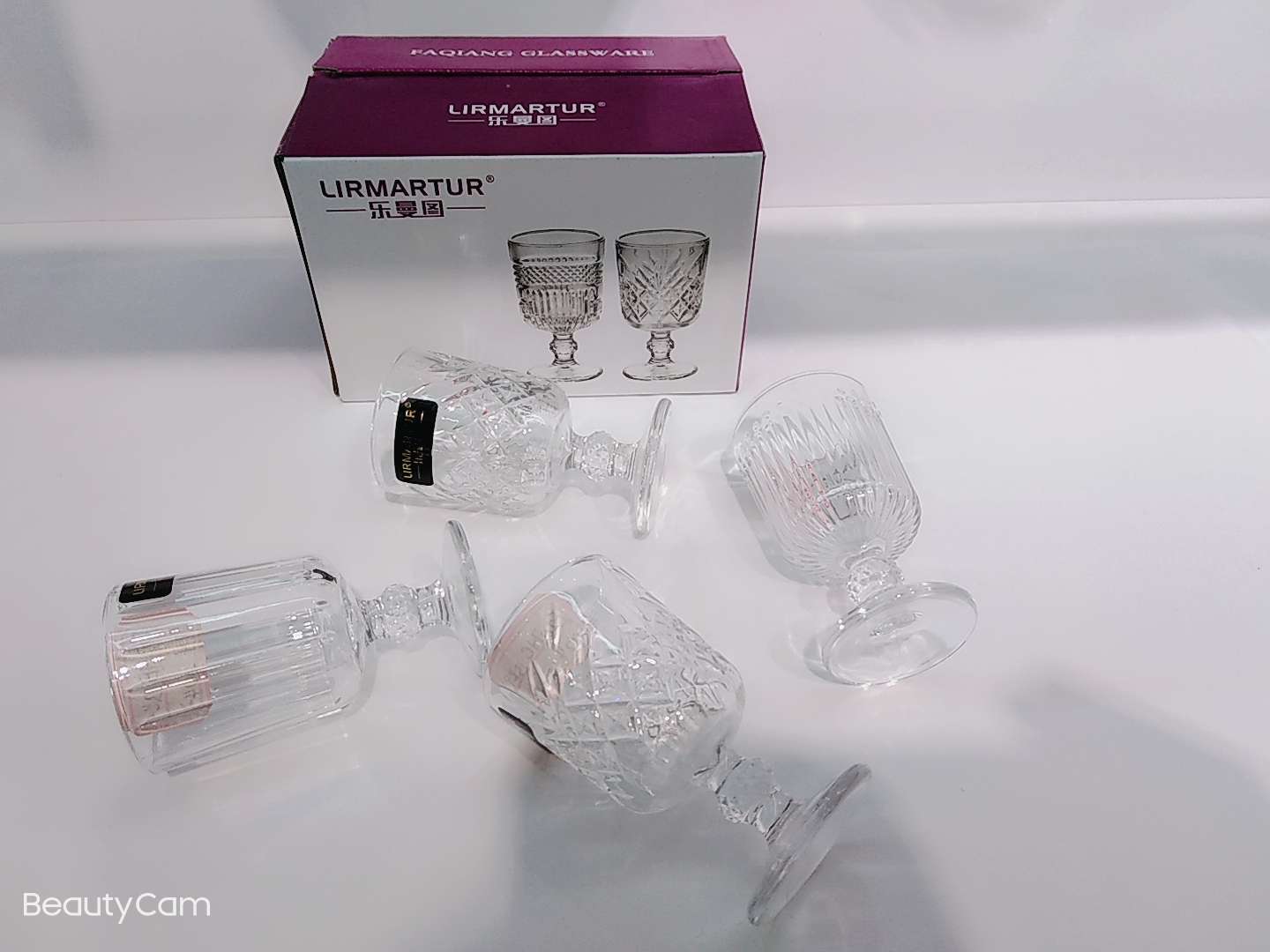 Factory direct sales of small glass wine glasses F207 Specification image