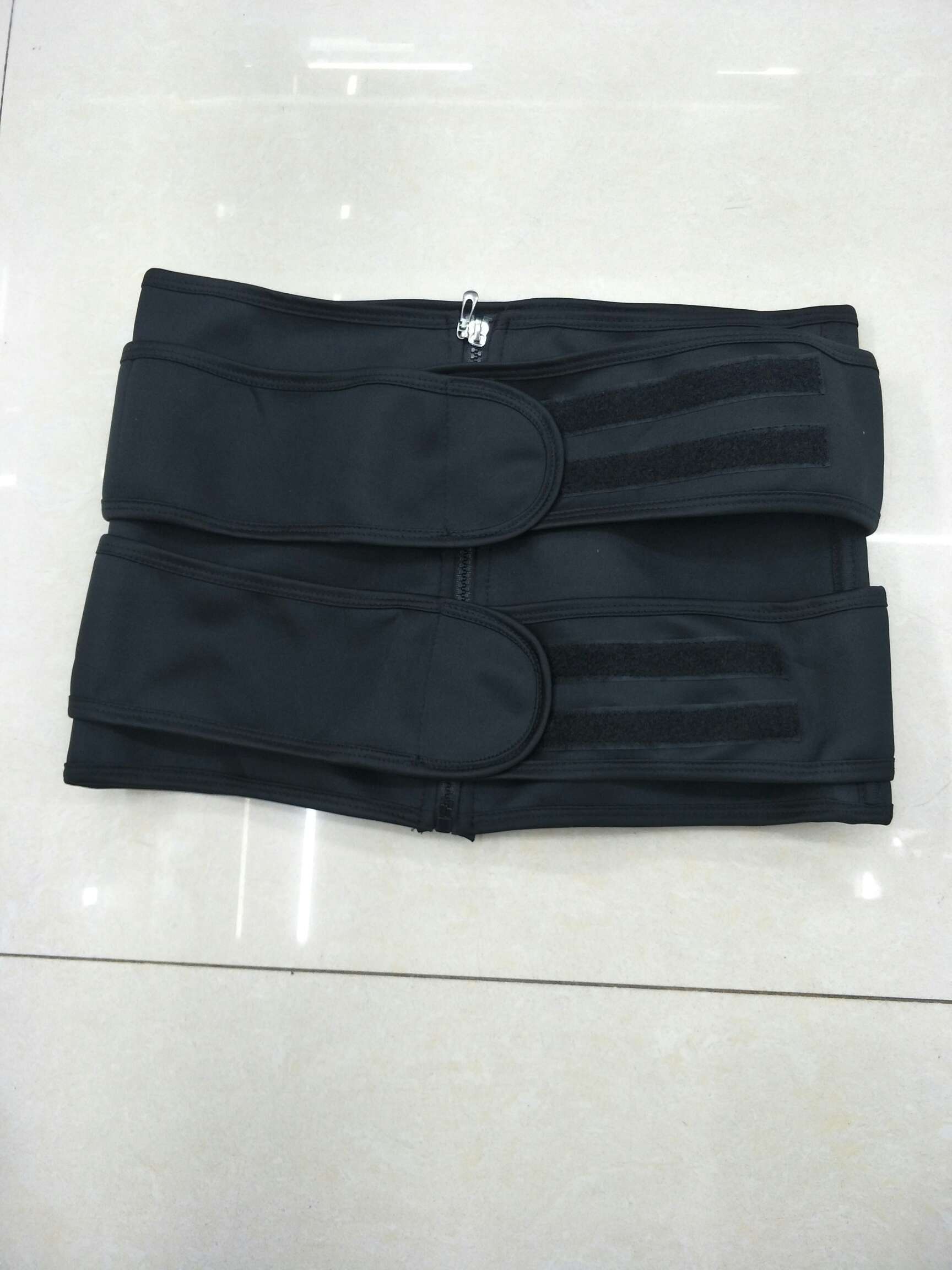 乳胶Latex面料双加压腰封束身衣收腹拉链2020女护腰带塑身衣定制详情图3