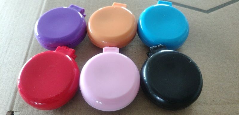 化妆镜，胶皮按摩镜梳