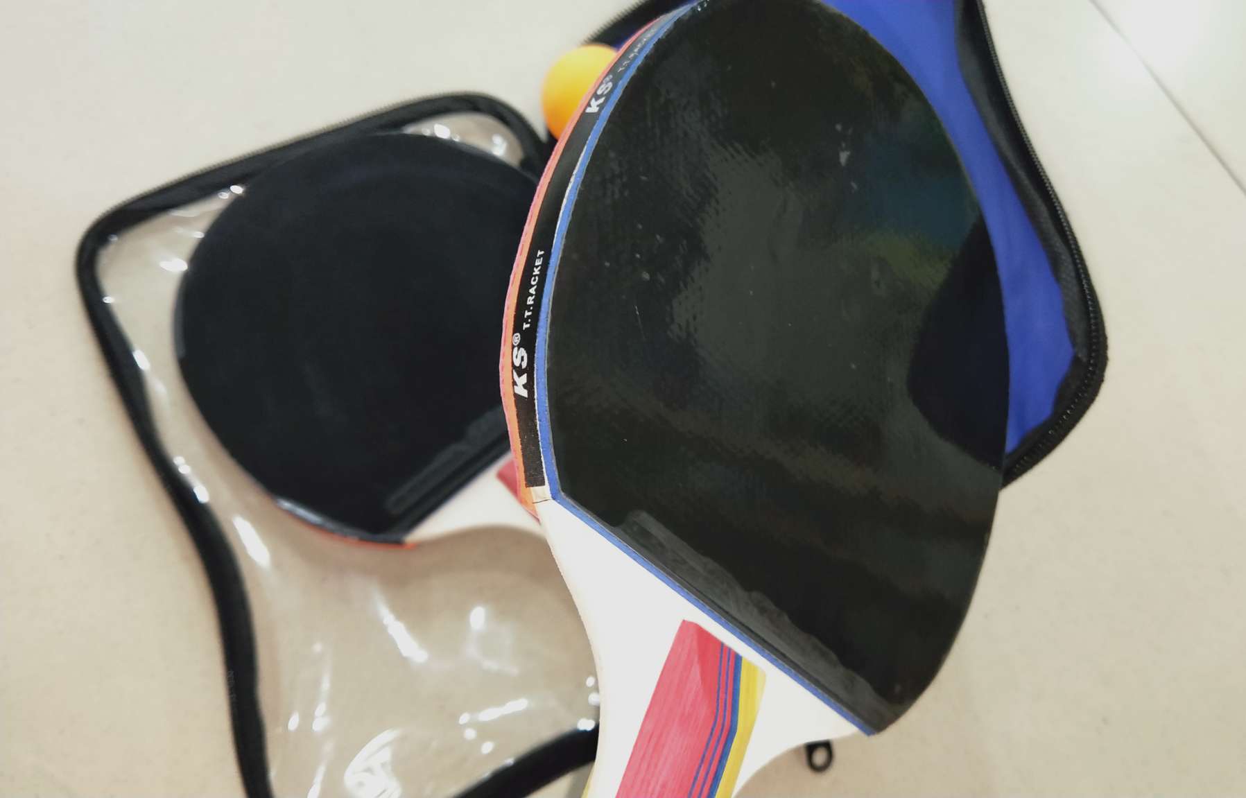 乒乓球拍细节图