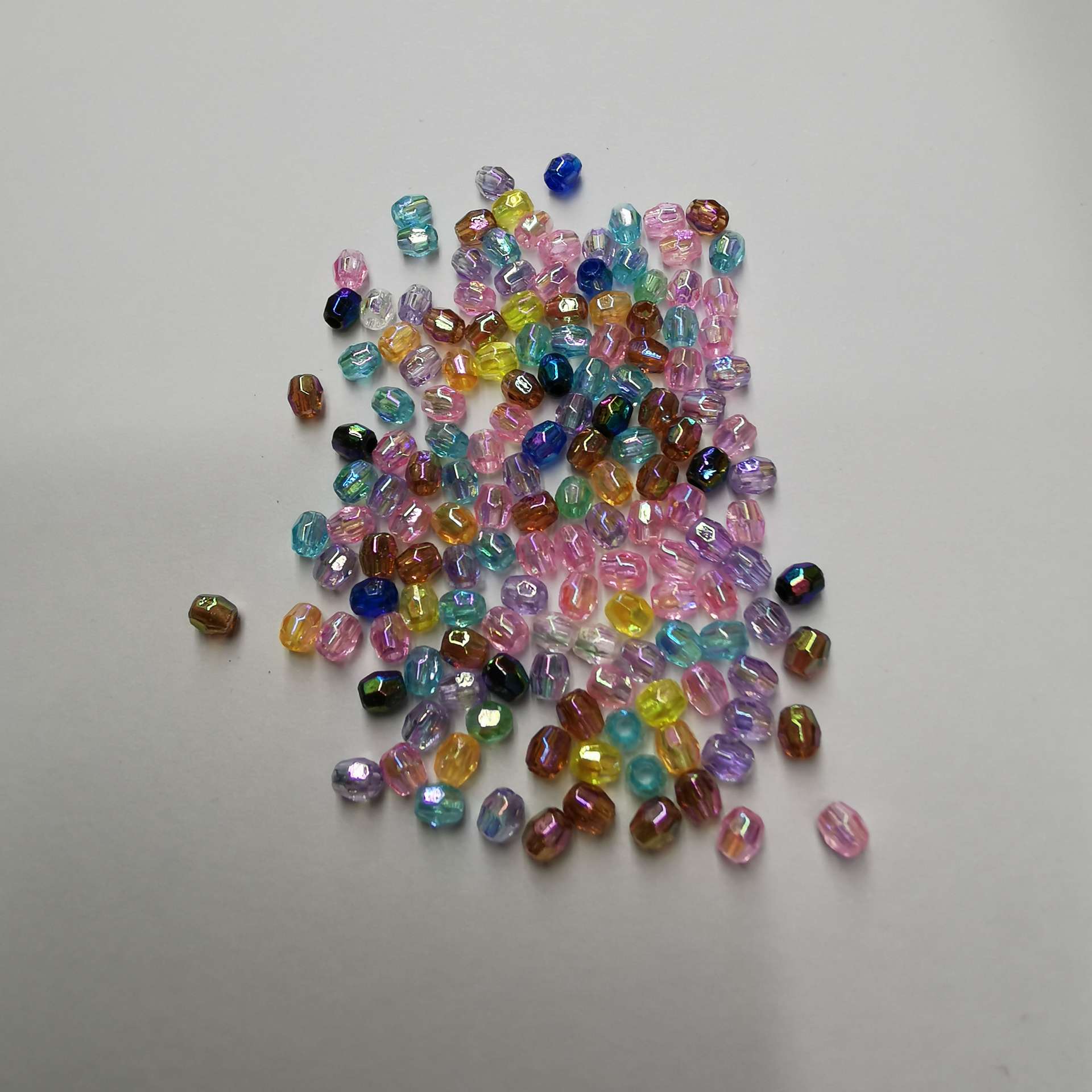3MM角珠七彩
