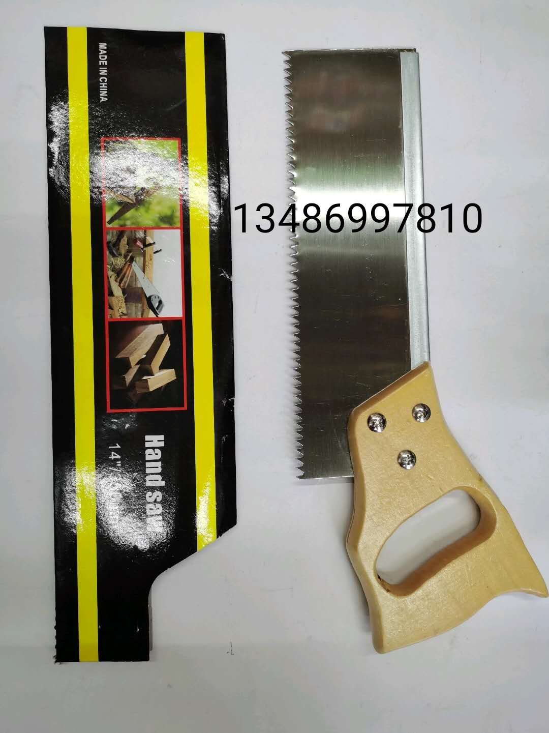 Hand saw Hand saw and back saw Oblique cabinet woodworking saw saw blade Saw blade serrated hardware details Picture