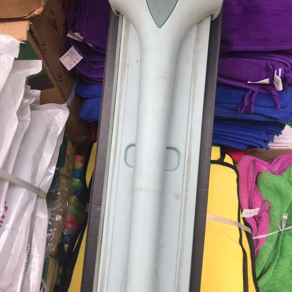 Hand-free flat mop, 42CM long, with scraper, rotating mop, suitable for both dry and wet use at home, tile, floor, wood board, lazy person detail image 8