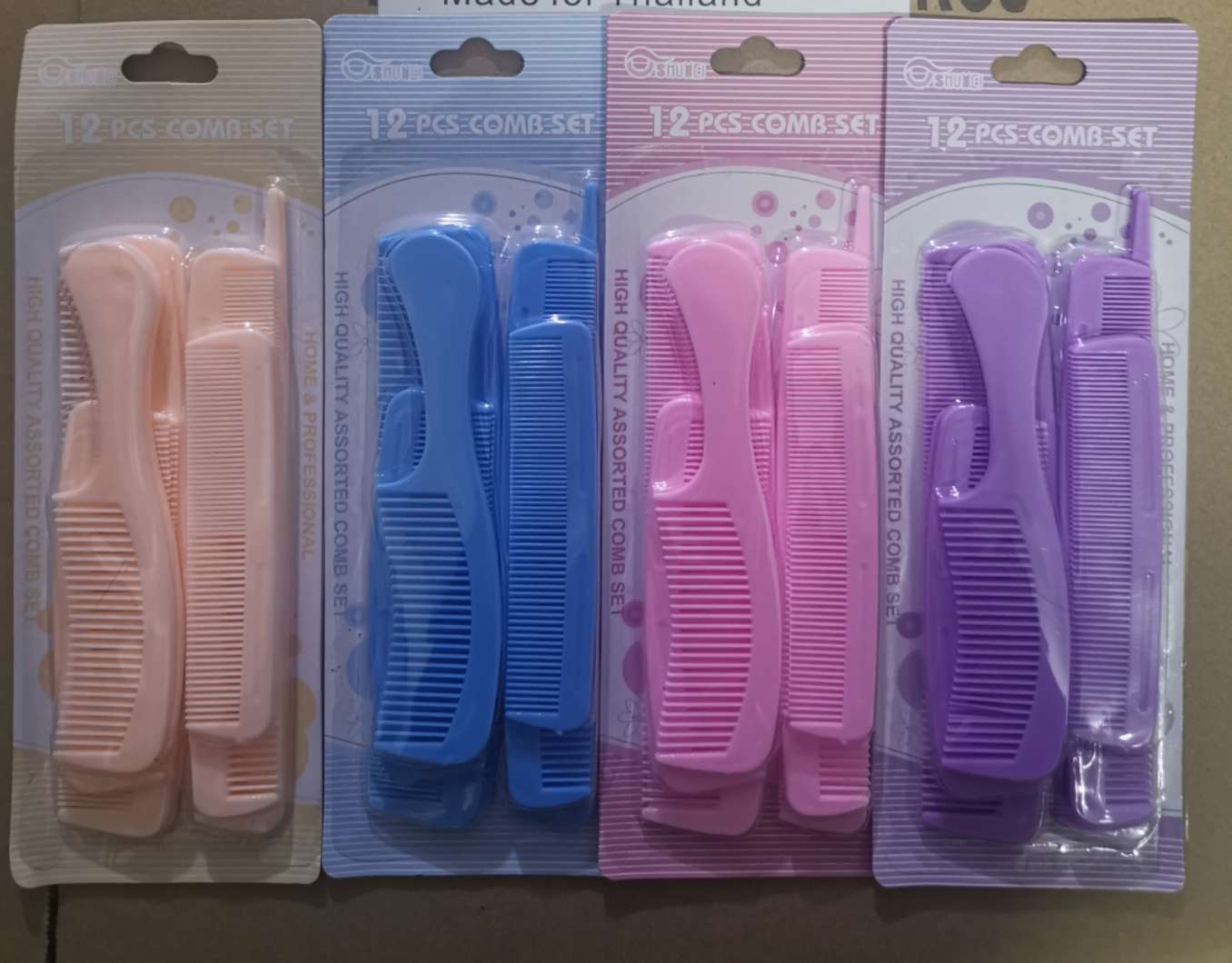 小梳子，套梳，12件套梳，6件套梳细节图