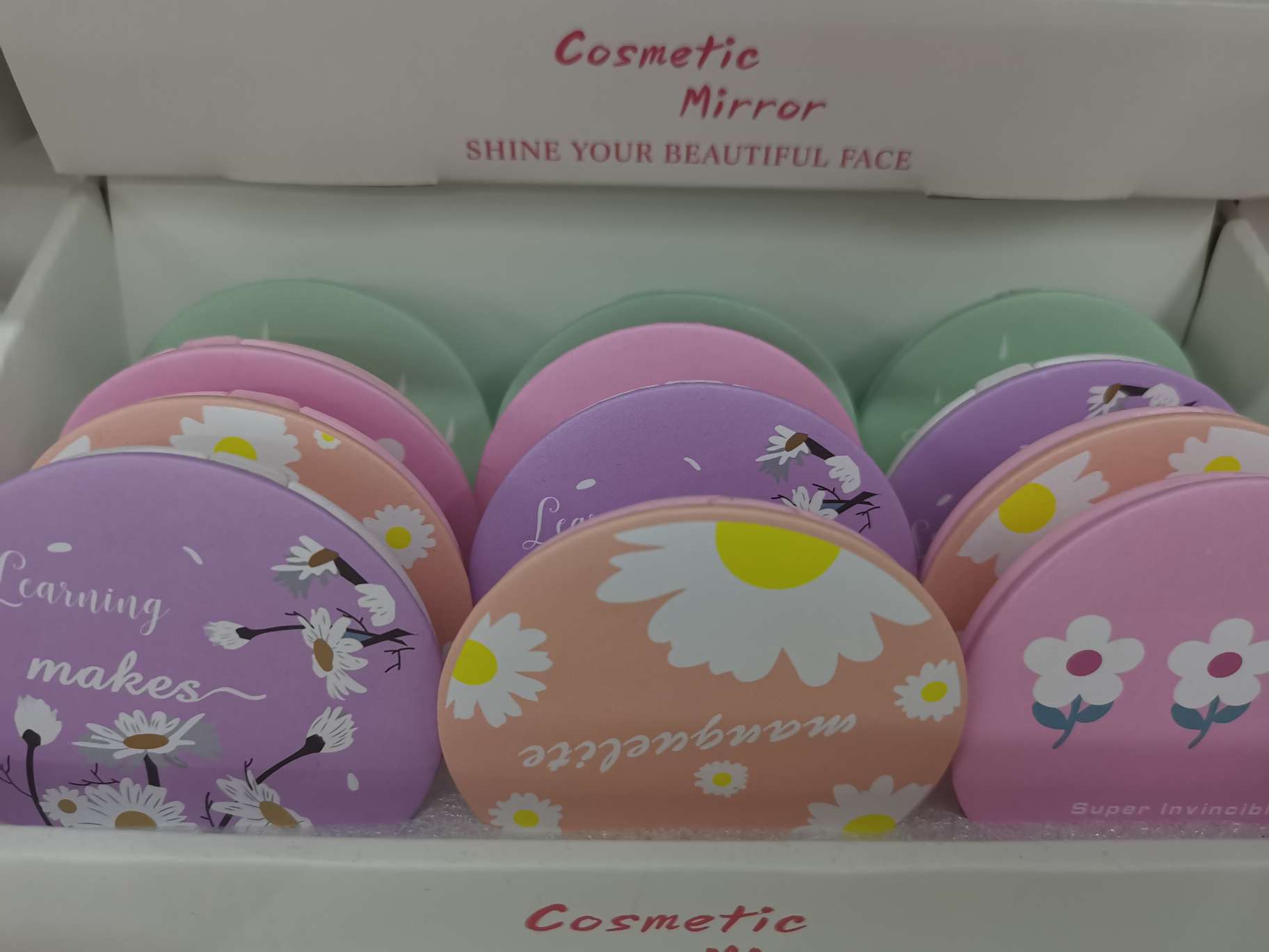 化妆镜，双面镜细节图