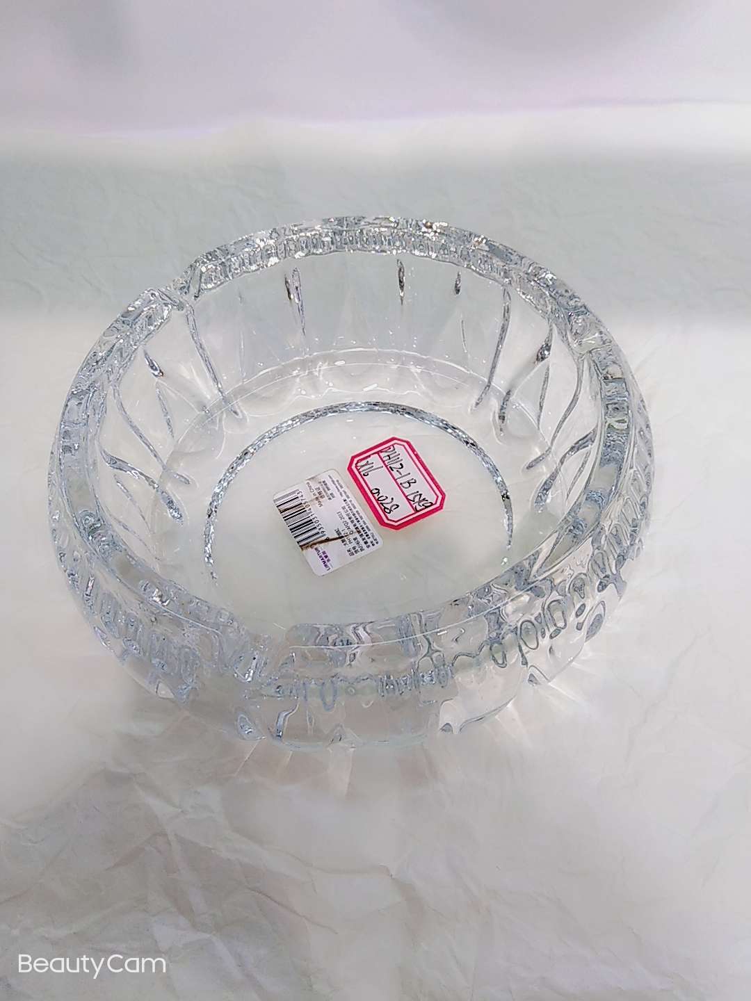 Yiheng Glassware High White Material Round Ashtray H112 details Picture