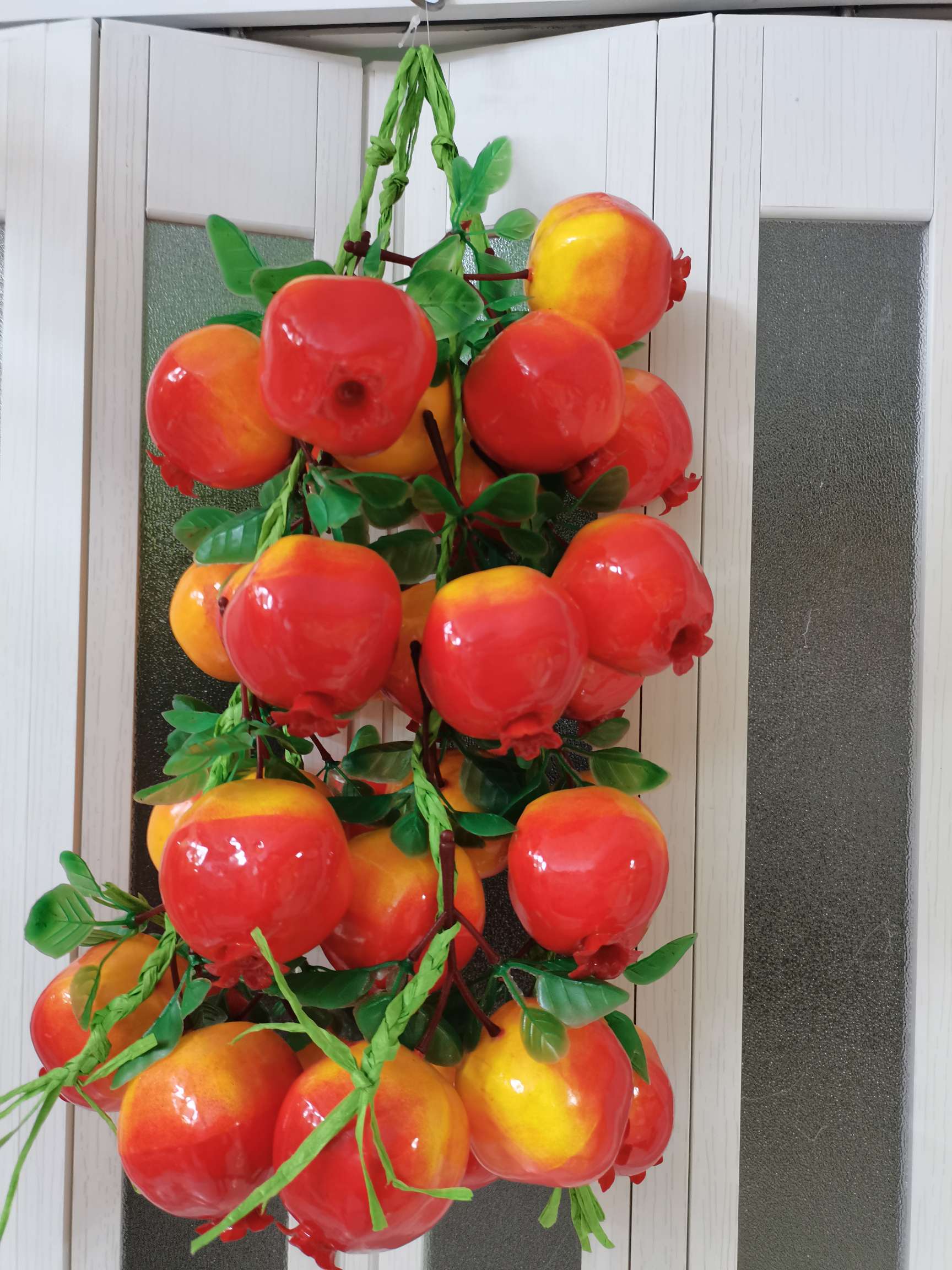 90系列的，仿真水果串，石榴1