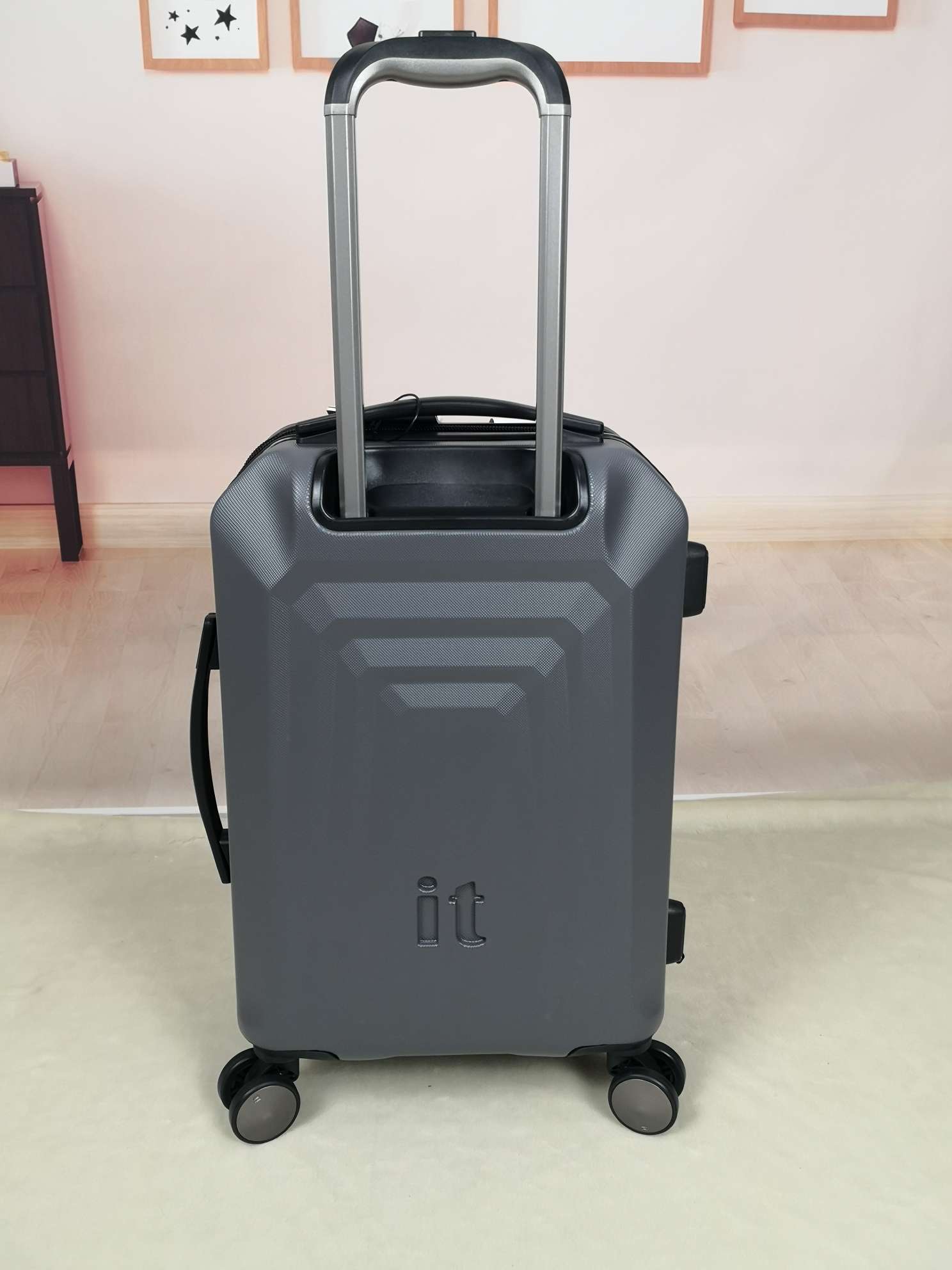 拉杆箱旅行箱abs硬箱白底实物图