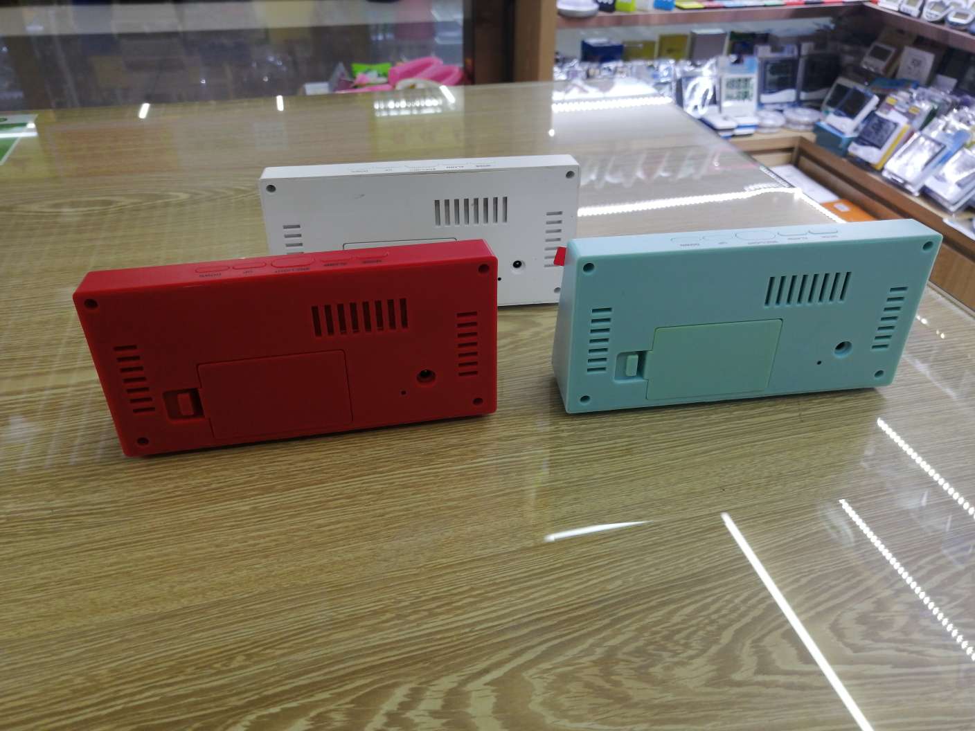 LED镜子电子钟产品图