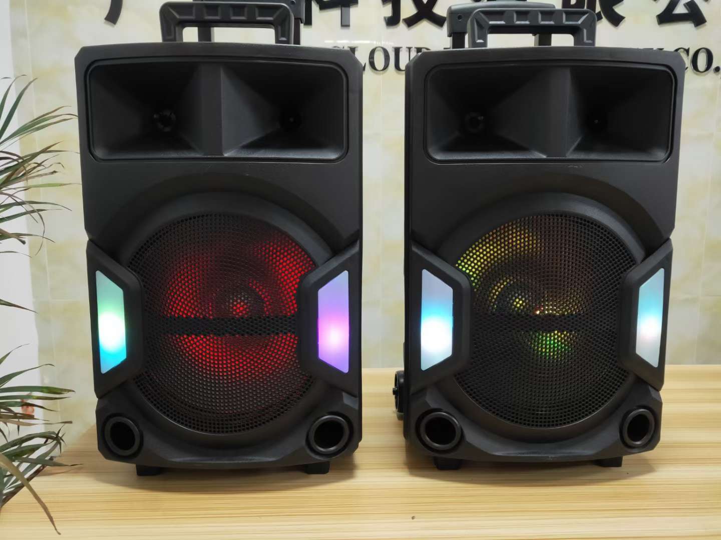 BT, 12 inch tie bar speaker, portable speaker, portable speaker wide. Dancing sound of blue tooth speaker undefined