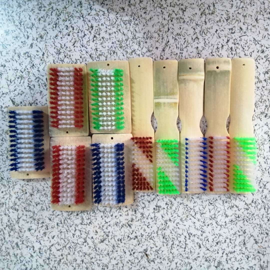 天然竹制洗衣刷方刷长刷鞋刷加厚竹板刷子清洁刷多功能塑料刷详情11