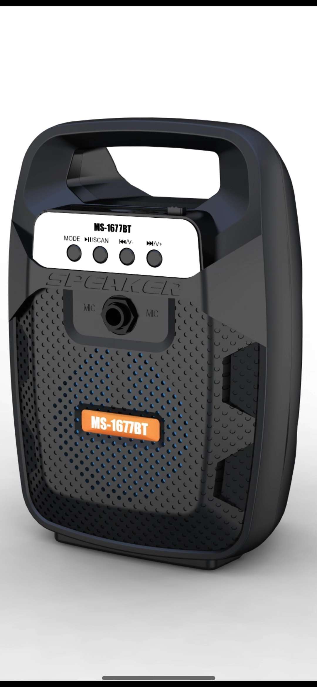MS 3-inch portable Bluetooth speakers, portable speakers, plug-and-card speakers Specification drawing