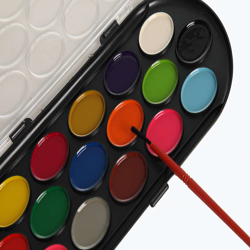 16色水彩颜料  水彩套装 DⅠY绘画水彩颜料产品图