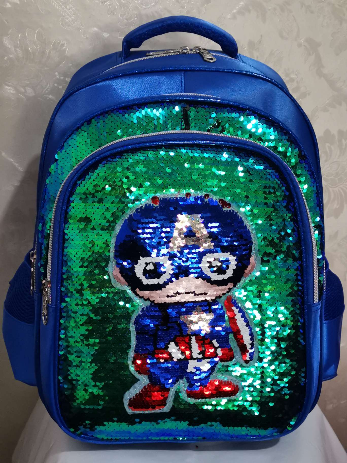 Cross border hot style sequin trend backpacks for students with backpacks 668# thumbnail