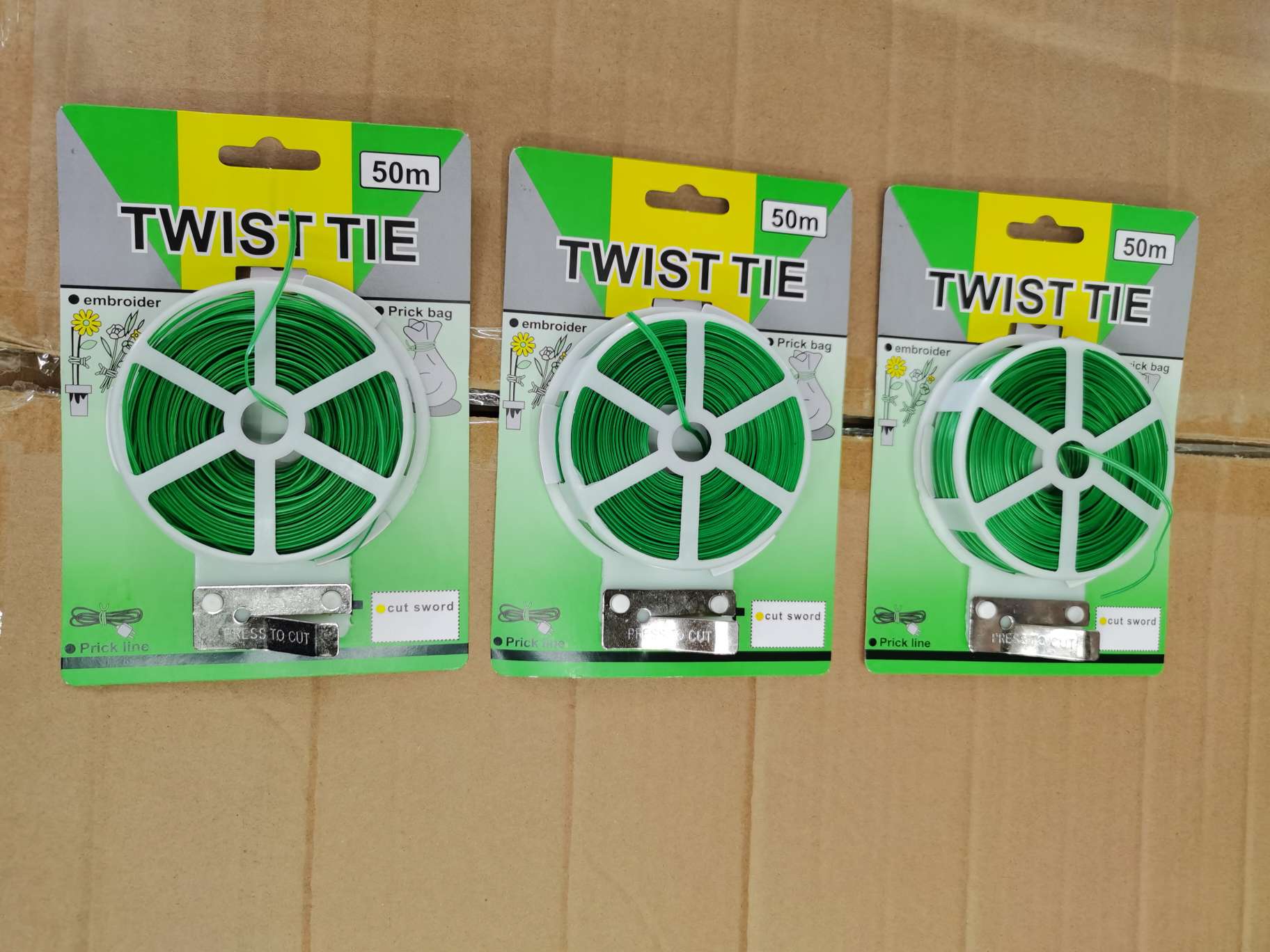 Tie wire Tie wire garden Tie wire garden tool bundling small tie wire self-cutting small wire Specification drawing