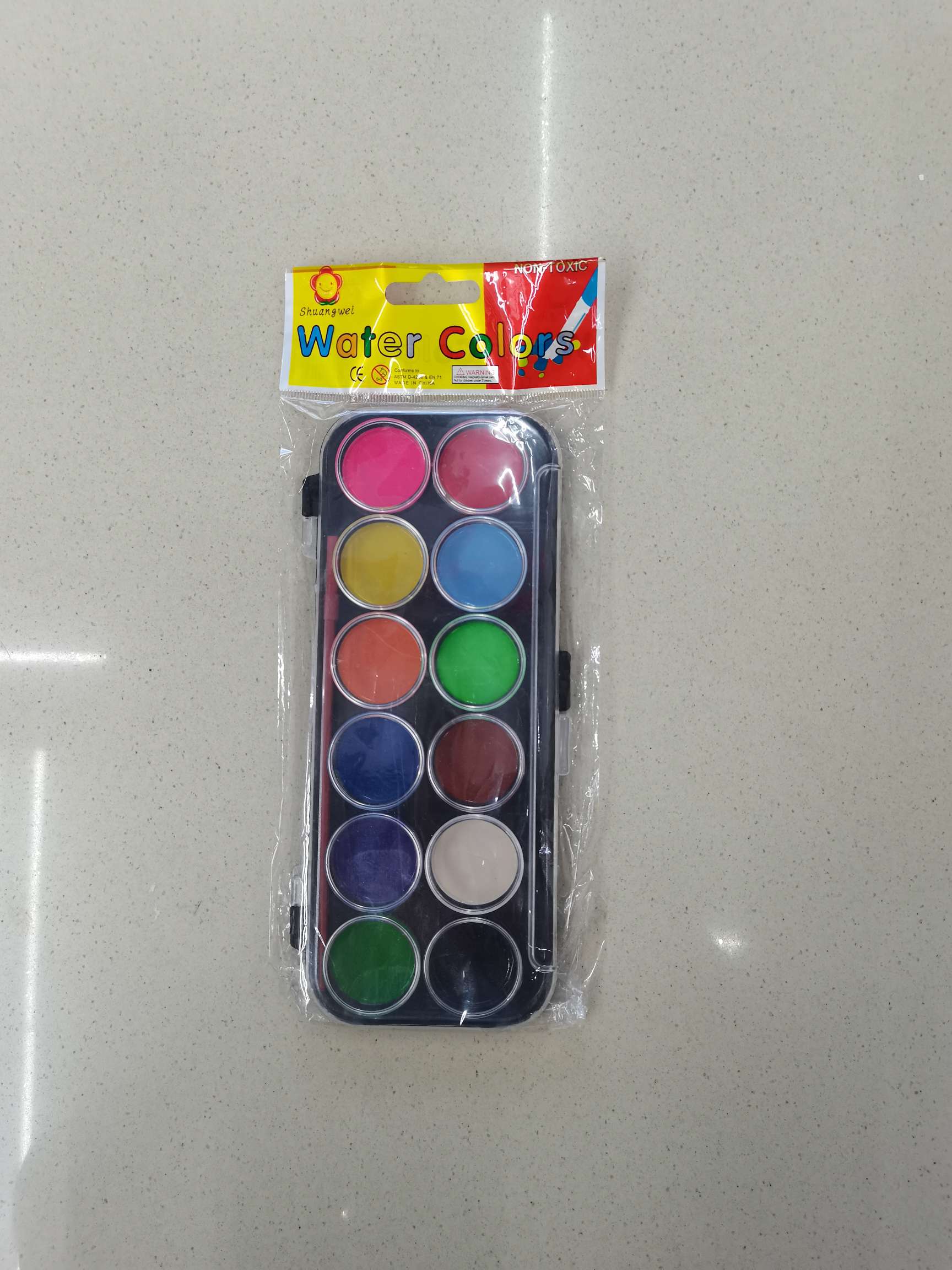 12盒水彩颜料  DlY绘画水彩颜料