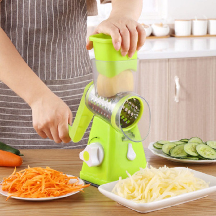 Hand-cranked vegetable cutter, multi-functional kitchenware and kitchen supplies, multi-functional vegetable cutter, fruit and vegetable slicer, roller vegetable cutter undefined