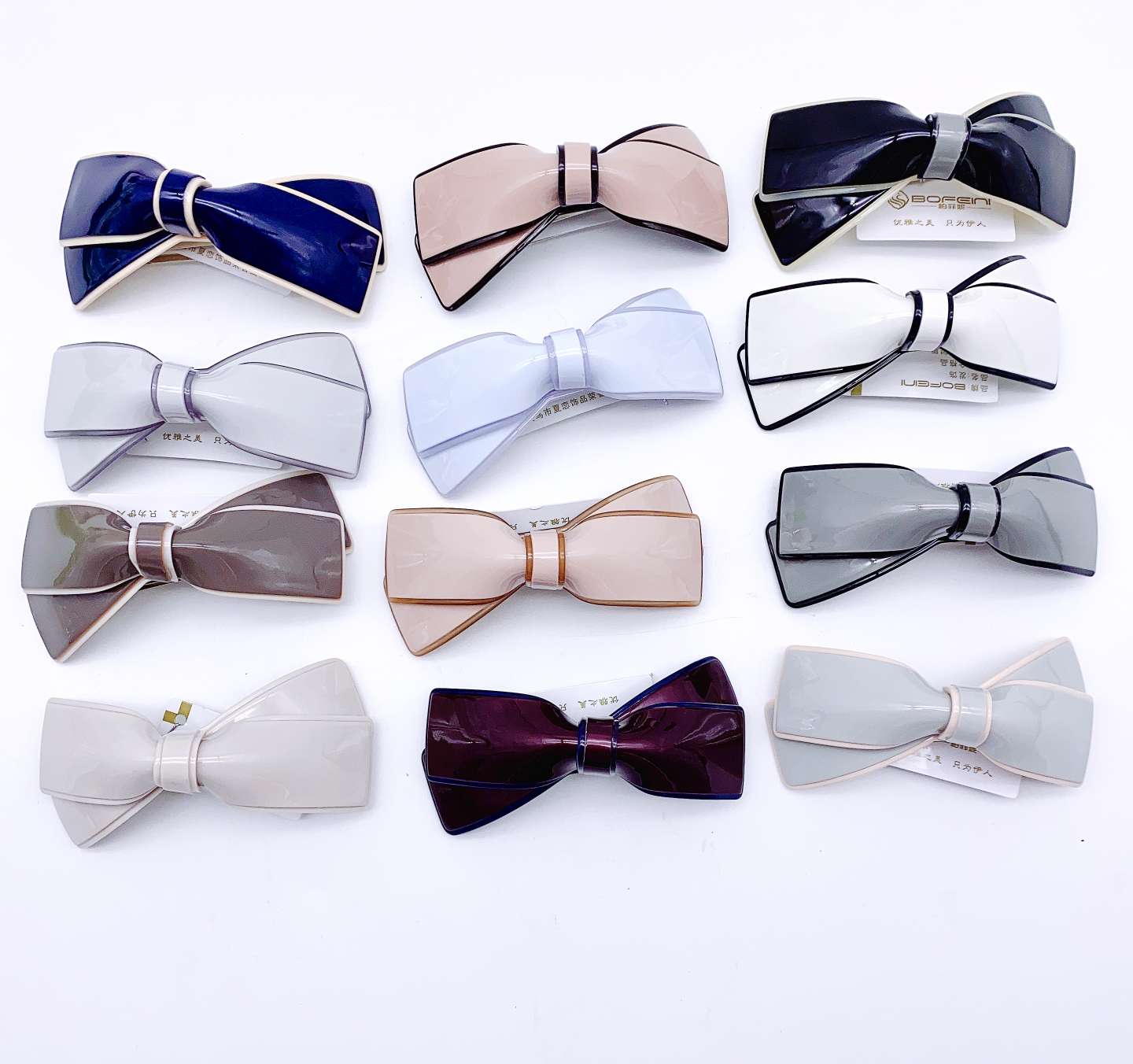 Acetic acid board fashionable and simple bow spring clamp top clamp head clamp