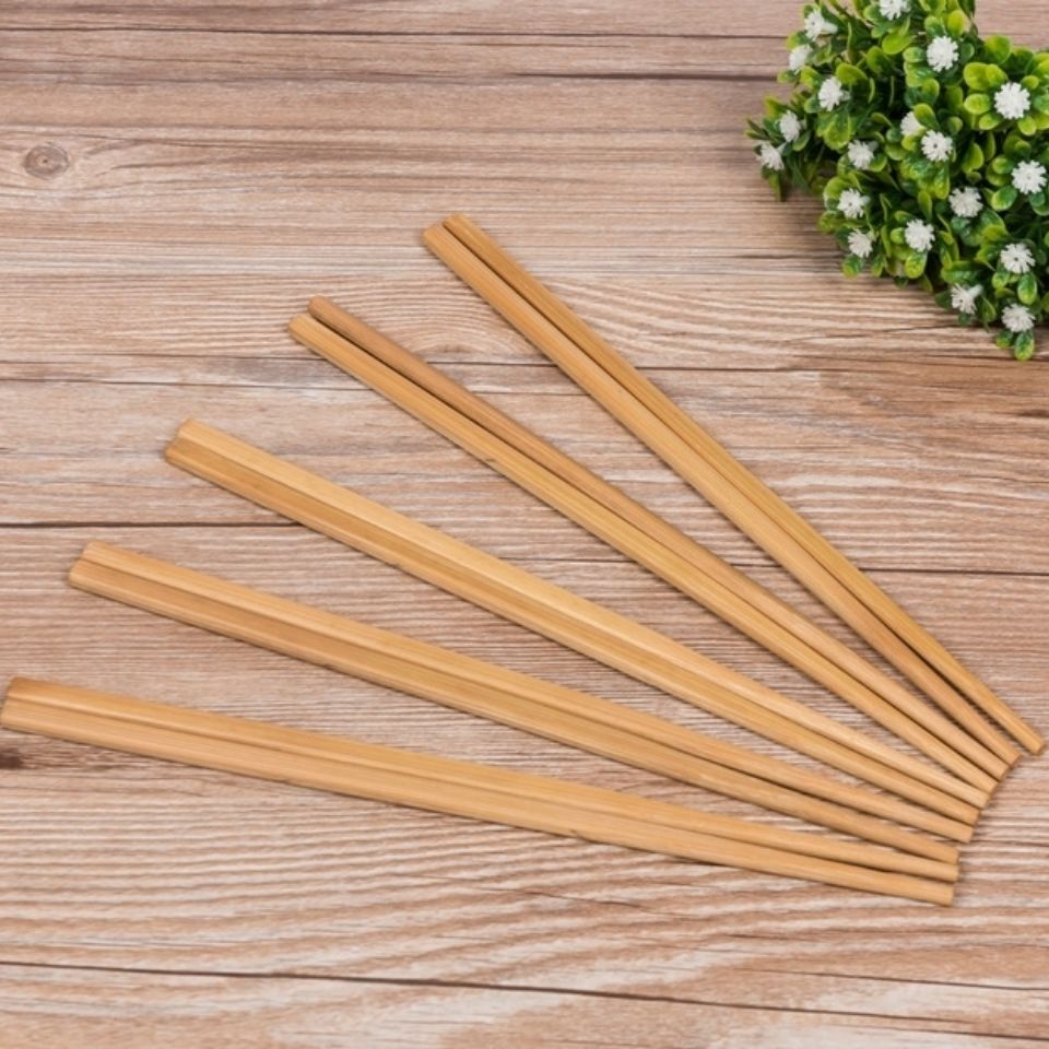 Xiangyanghong 10 pairs of polished and sharpened chopsticks undefined