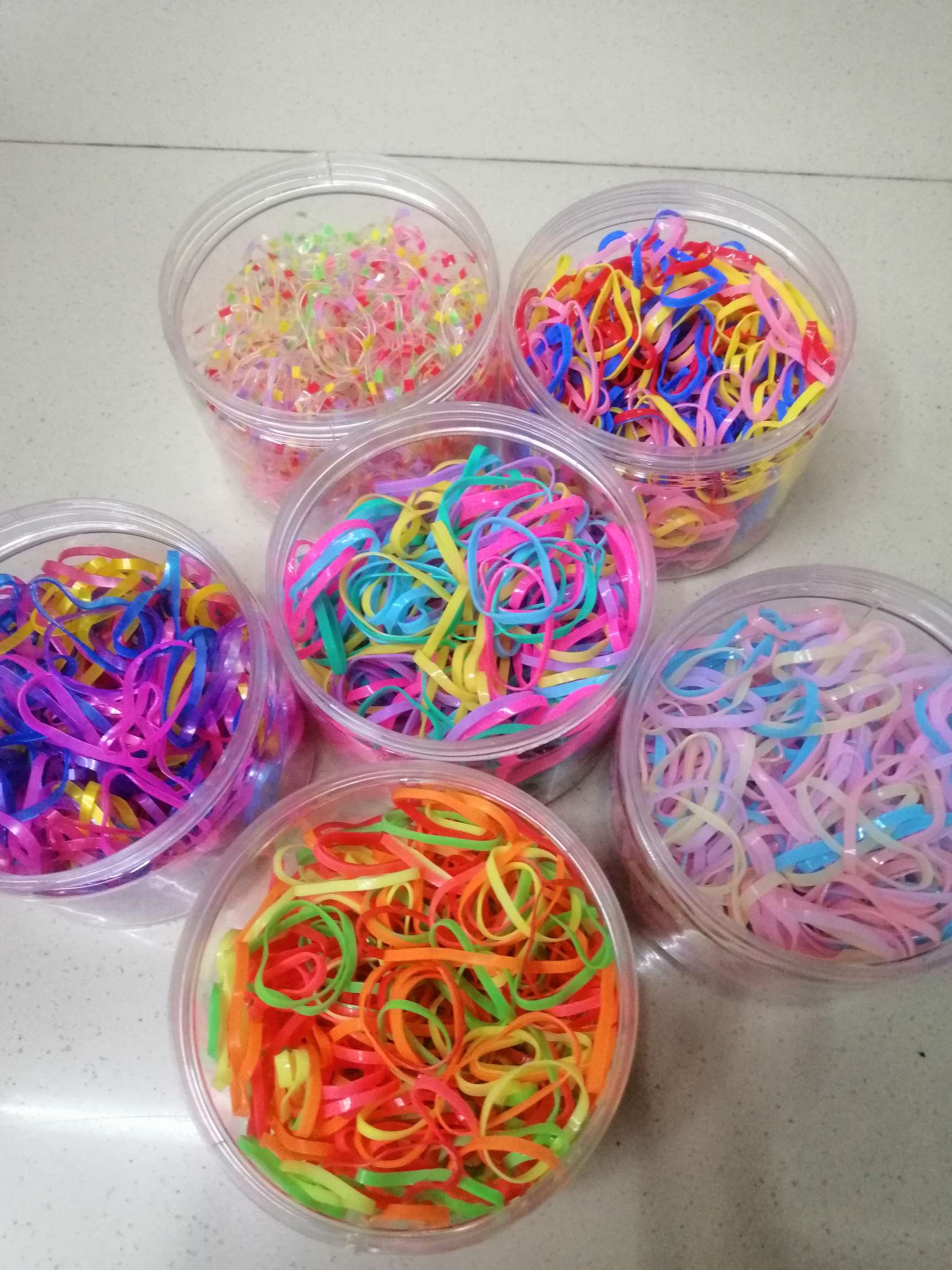 Children's hair accessories Baby hair accessories hair ring Korea hair rope disposable black rubber band strong pull constantly rubber band do not hurt the hair thumbnail