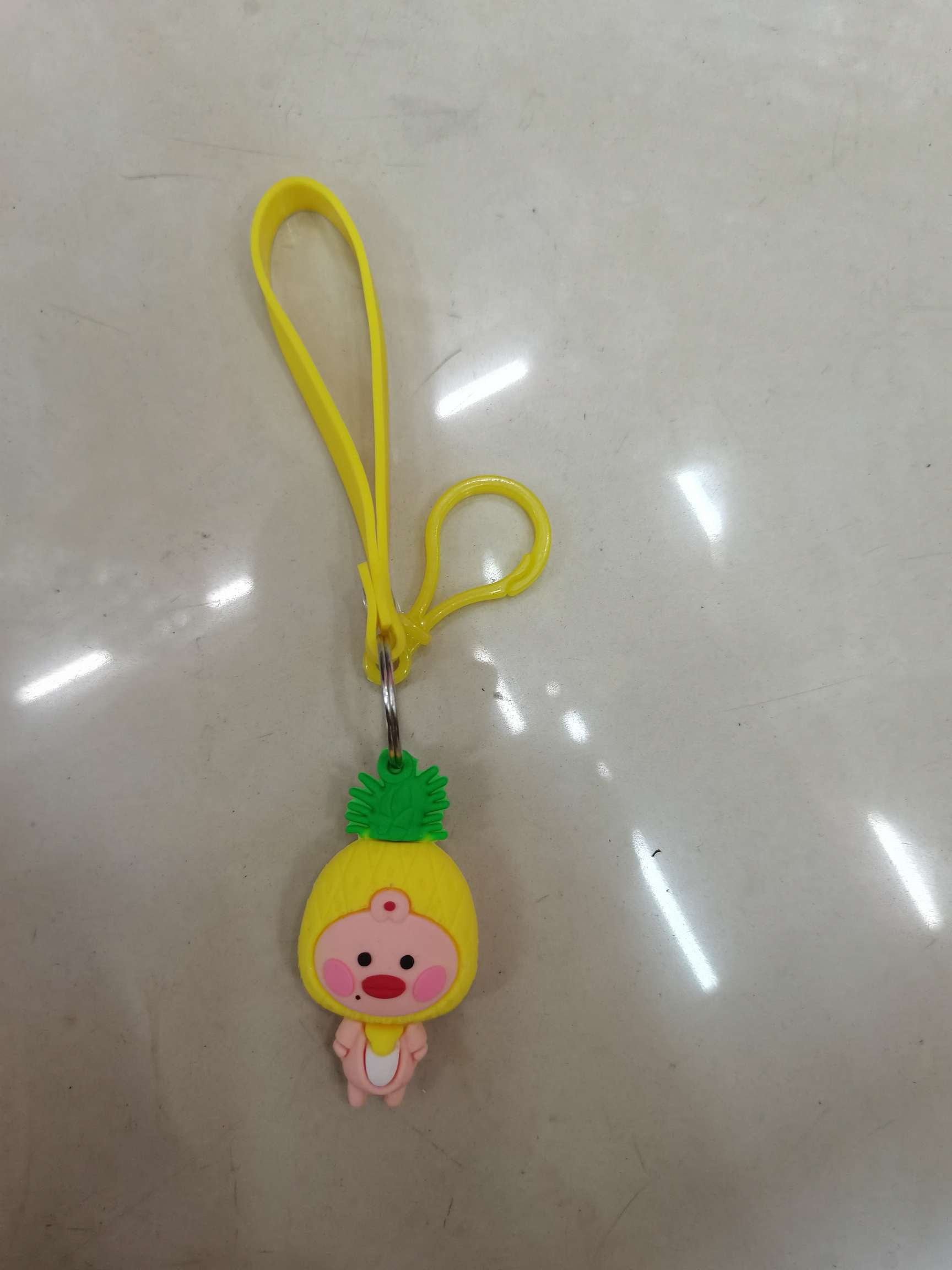 Soft Rubber Pineapple Doll Key Chain details Picture