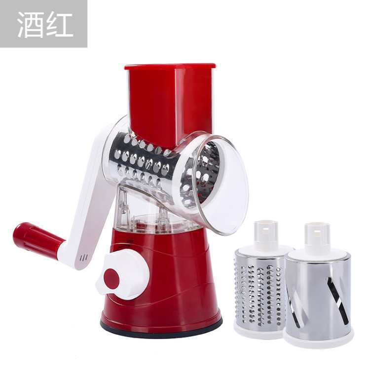 Hand-cranked vegetable cutter, multi-functional kitchenware and kitchen supplies, multi-functional vegetable cutter, fruit and vegetable slicer, roller vegetable cutter Specification image