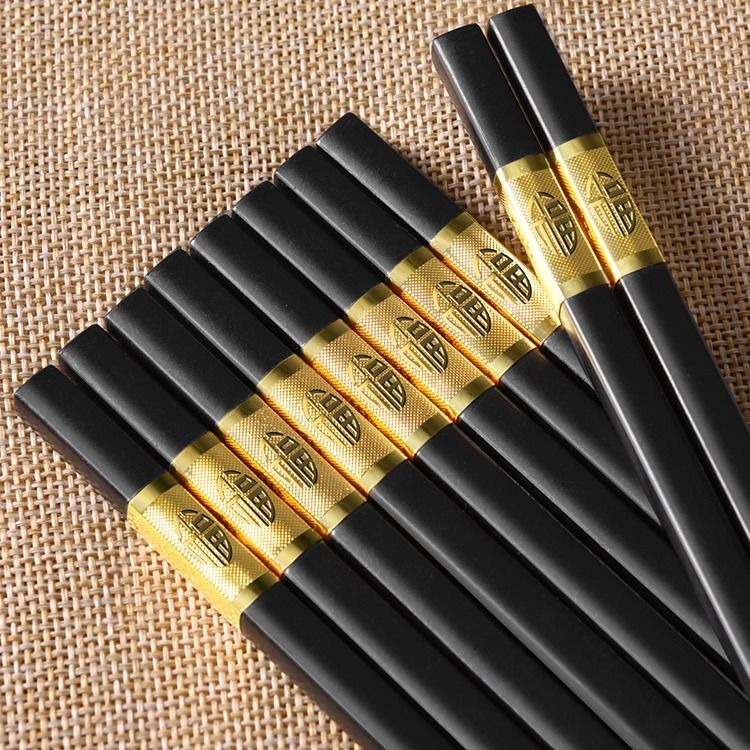 【 High-temperature Resistant and mold-free 】 High-end household chopsticks, anti-mold, anti-slip, unpainted alloy, high-temperature resistant new family set detail image 9